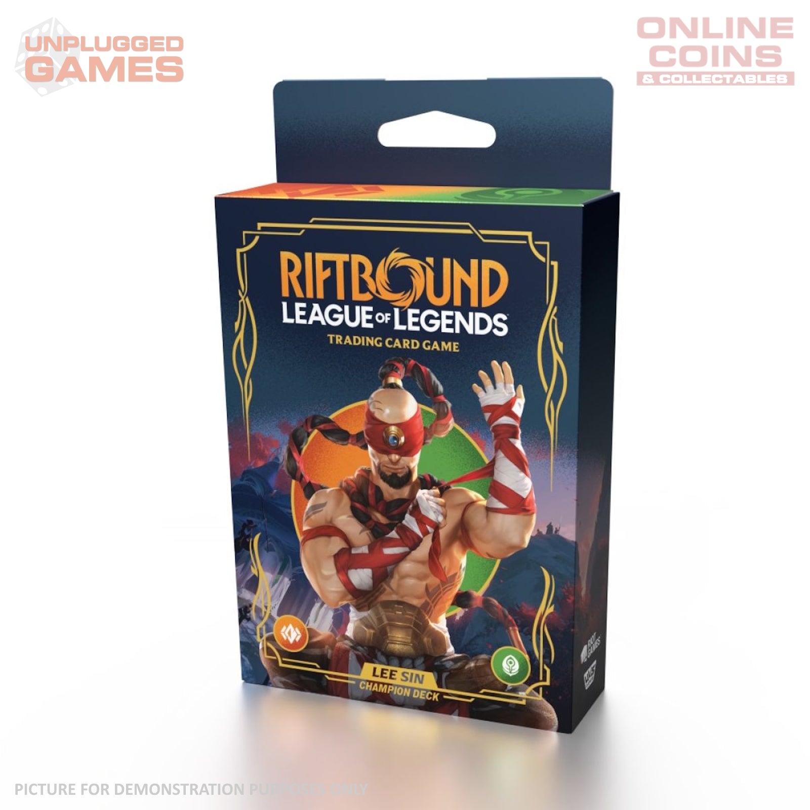 Riftbound League of Legends TCG – Champion Deck – Set One Origins – Lee Sin